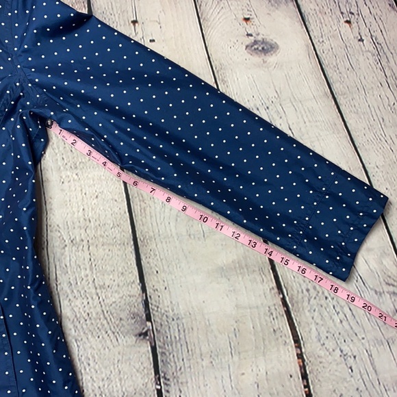 LANDS’ END Navy/White Dots Jacket Size: Small (6-8) - Picture 11 of 17